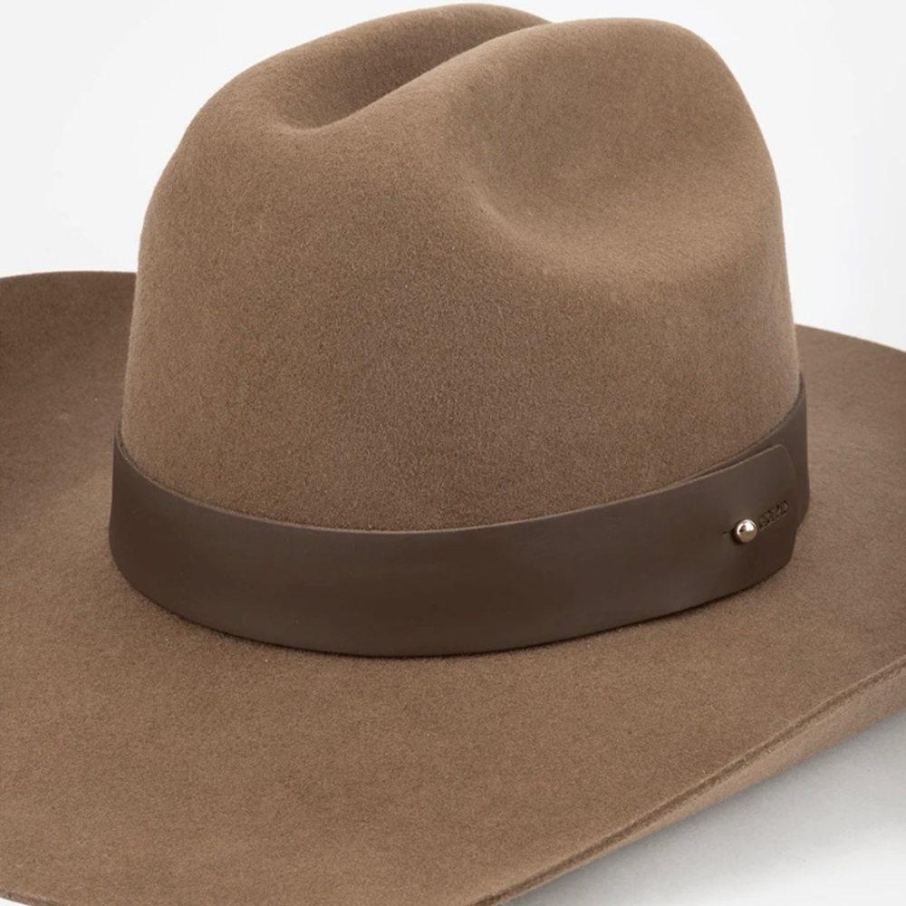 Gigi Pip Wide Leather Hat Band